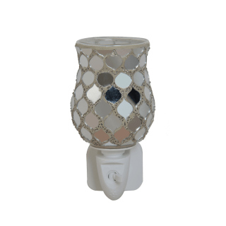 Silver Moroccan Tulip Mosiac Warmer