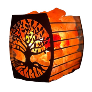 Tree Basket Salt Lamp