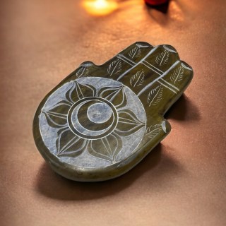 Hand of Fatima-Sacral Chakra Stone Incense Holder