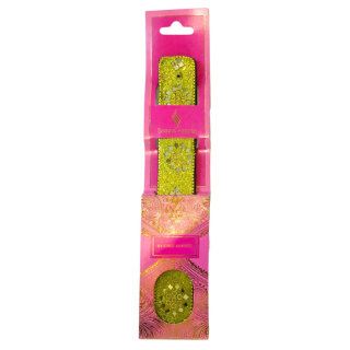 Glittered Incense Holder - Lime Green