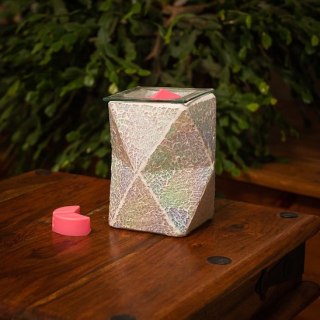 Pearl Crackle Geometric Wax Warmer