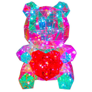 Galaxy The Bear wt Heart Interactive LED USB Light