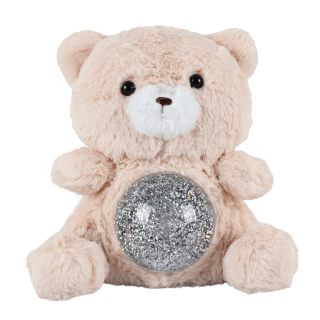 Biscuit The Teddy - Magic Belly wt Glitter Ball