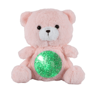 Rosie The Teddy - Magic Belly wt Glitter Ball