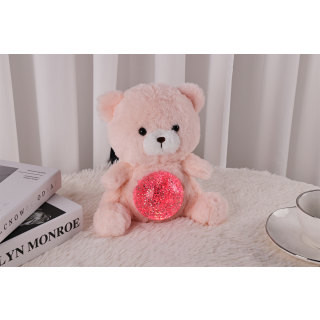 Rosie The Teddy - Magic Belly wt Glitter Ball