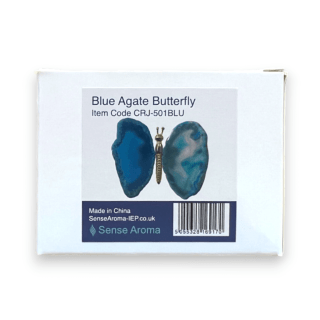 Blue Agate Butterfly