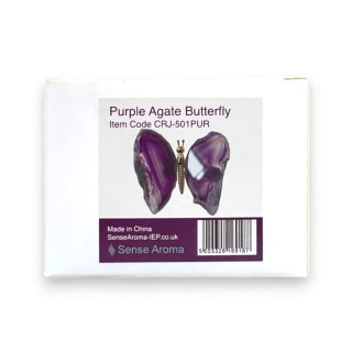 Purple Agate Butterfly