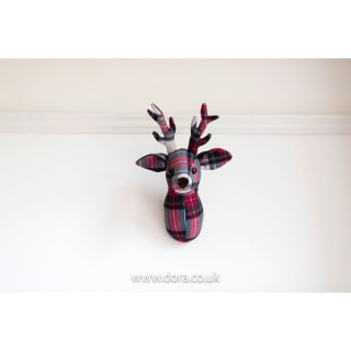 Stag Plaid Trophy Head Deer to Decorate your walls