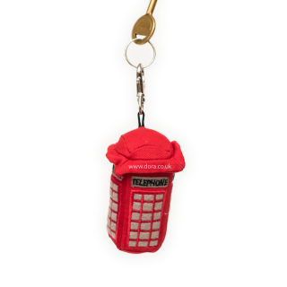Telephone Box Key Ring by Dora Designs