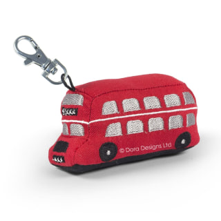 Red Bus Key Ring by Dora Designs