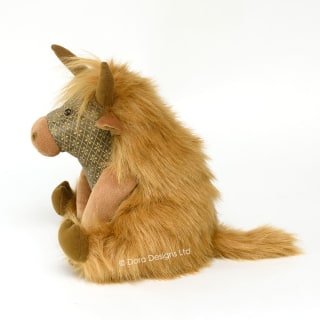 Angus Highland Cow Doorstop by Dora Designs