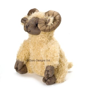 Aaron Ram Sheep Doorstop by Dora Designs