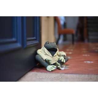 Lionel Armstrong Frog Doorstop by Dora Designs 