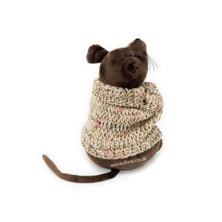 Duncan Mouse doorstop by Dora Designs