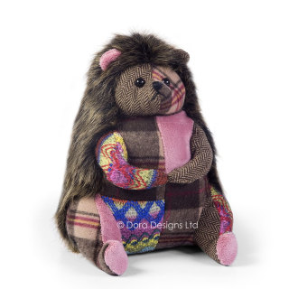 Patchwork Hedgehog Doorstop by Dora Designs