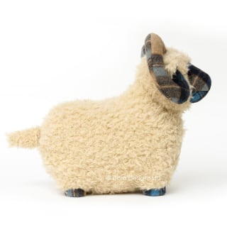 Makenzie Sheep Fabric Doorstop by Dora Designs