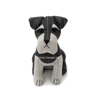 Chester the Schnauzer Dog Doorstop by Dora Designs