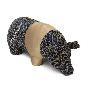 Siouxsie Saddleback Pig Doorstop by Dora Designs