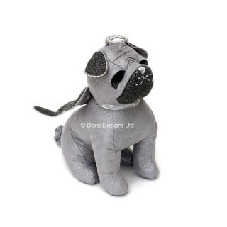 Gabriel Christmas Pug Doorstop by Dora Designs