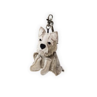 Lewis Westie Key Ring by Dora Designs