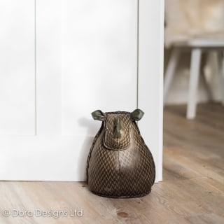 Reginald Rhino Doorstop by Dora Designs