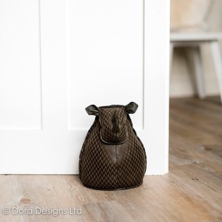 Reginald Rhino Doorstop by Dora Designs