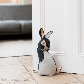 Hutch Rabbit Doorstop by Dora Designs