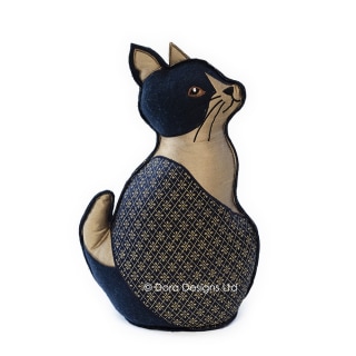 Chloe Cat Doorstop by Dora Designs