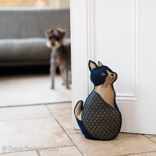 Chloe Cat Doorstop by Dora Designs