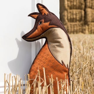 Silhouette fox doorstop by dora designs