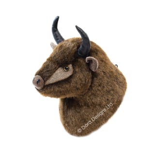 Brutis Bison Trophy Head by Dora Designs