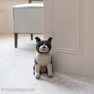 Rocky - Staffie  Animal Doorstop by Dora Designs