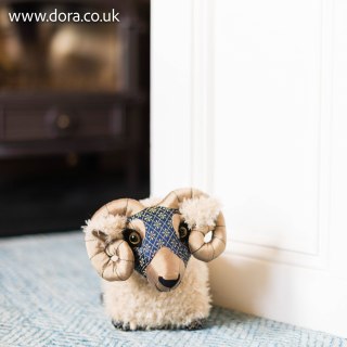 Swaledale Sheep Fabric Doorstop by Dora Designs