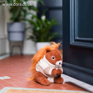 Kimberly Red Squirrel Doorstop by Dora Designs