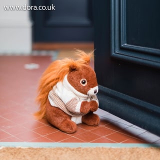 Kimberly Red Squirrel Doorstop by Dora Designs