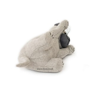 Cat Rolling Cute Doorstop by Dora Designs