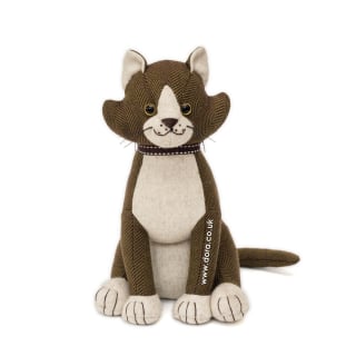 Americano Weighted Cat Doorstop by Dora Designs