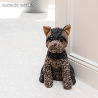 Teddy Terrier Fabric Doorstop By Dora Designs