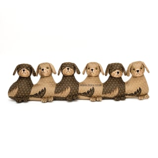 Row of Doggies Draught Excluder by Dora Designs