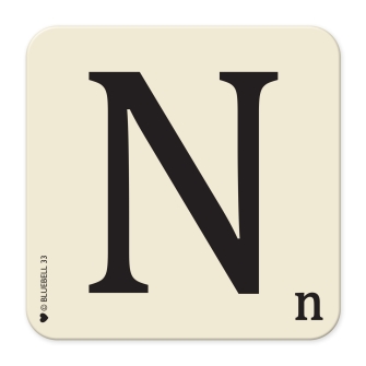 Letter N Coaster