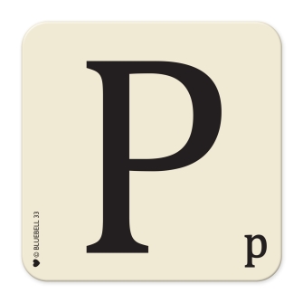 Letter P Coaster