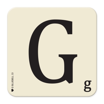 Letter G Table Mat