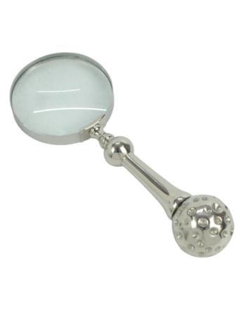 Large Golf Ball On Tee Magnifying Glass