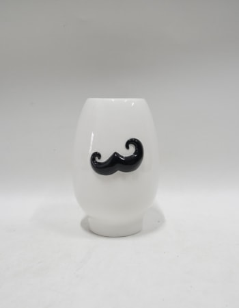 Ceramic Moustache Vase