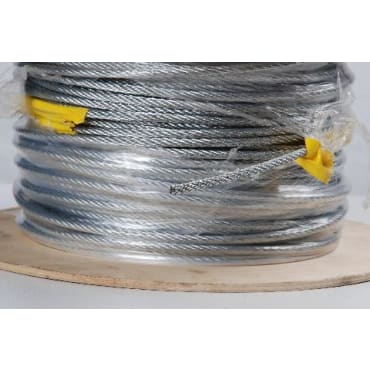 StageRigging WIRST1A Flexible Wire Rope 7x19 Strands - 3mm x 50m