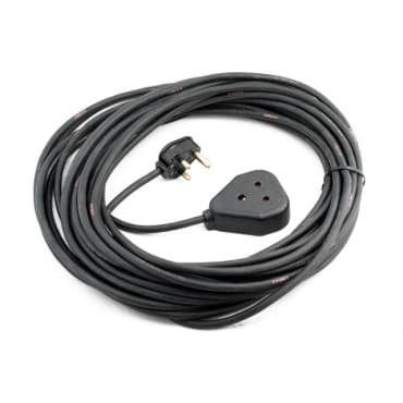 StageCable 15A Cable + Plastic Plug & Socket 1.5mm - 1m