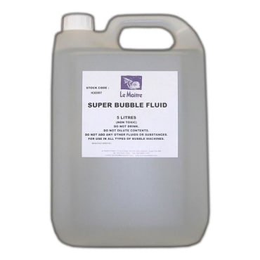 Le Maitre ICE007 Bubble Fluid Super Diluted 5L Stage Electrics