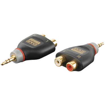 DAP XGA17 Jack Plug 3.5mm Stereo to 2 xPhono Sockets Adaptor