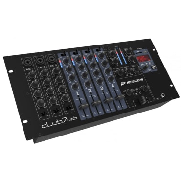 JB Systems CLUB7-USB DJ Mixer 19" 13 Inputs 7 channels Stage Electrics