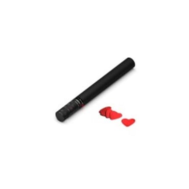 MagicFX HC03RDH Handheld Confetti Cannon 50cm Red Hearts